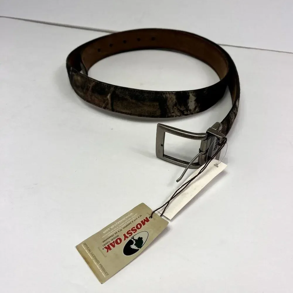 Mossy Oak Belt Belts Camouflage Reversible 44 Hunting NWT